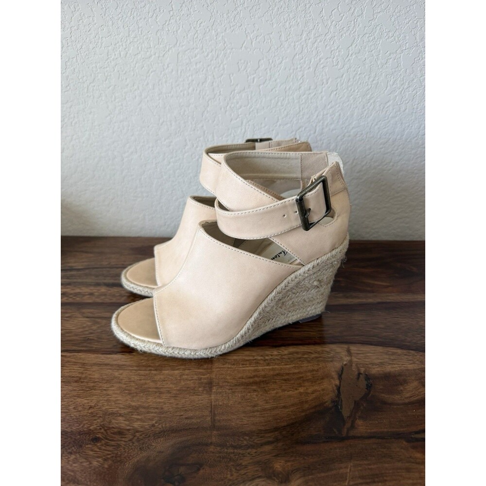 Michael Antonio wedge Sandals Buckle Wedge Heels Size 7.5